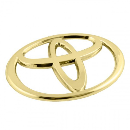 Эмблема золото SW Toyota 85x56мм (скотч)