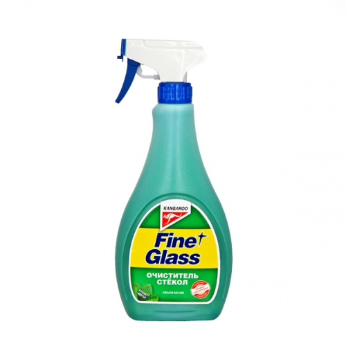 Очиститель стекол-Fine glass ароматизированный (500ml), лимон-мята (б/салф.)