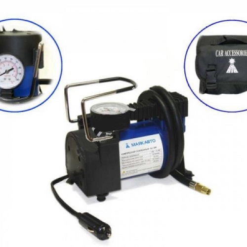 Компрессор поршневой  AC-585ма, 35 л/мин, 150 PSI, 12V в кейсе, МаякАвто