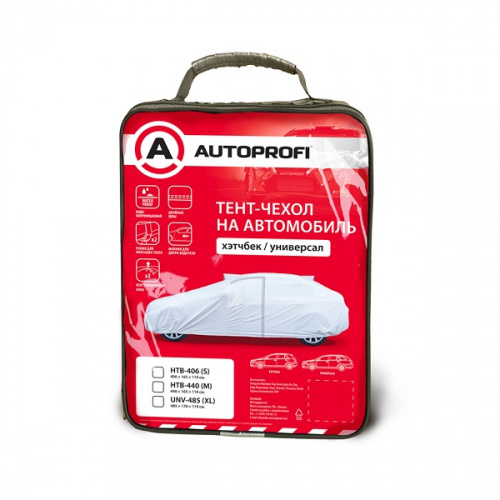 Чехол-тент на авто универсал AUTOPROFI разм. XL 485х178х119 см (Subaru Outback и др) UNV-485 (XL), ш