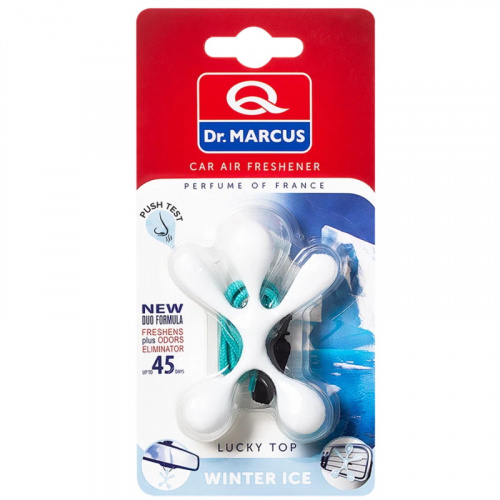 Ароматизатор воздуха подвесной, "Dr.MARCUS" Lucky Top Winter ice