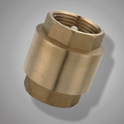 Клапан обратный FRAP® с пластиковым седлом ВР-ВР, пружиный 3/4"    (уп.12/120)