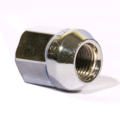 Гайка колесная 12*1,25 L-24mm (4006-05) "Nissan/Honda/Suzuki/Mazda" сквозная ключ на 19
