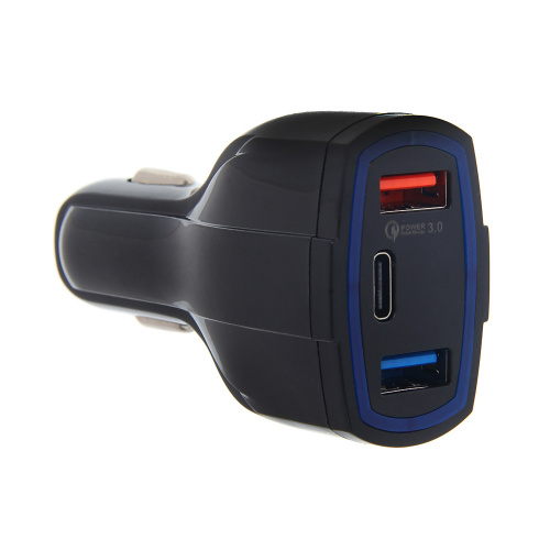Зарядное устройство  для  моб. телефонов-адаптер 12/24 В с 2-USB + 1-Type-C ЕРМАК/NG 