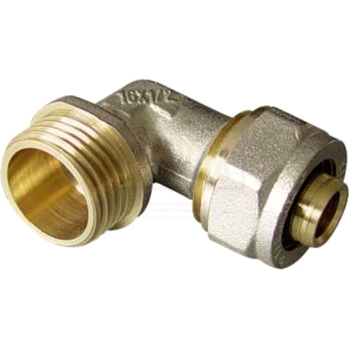Уголок FRAP® L16*3/4M цанга-штуцер FR1604 (уп.10/120) 