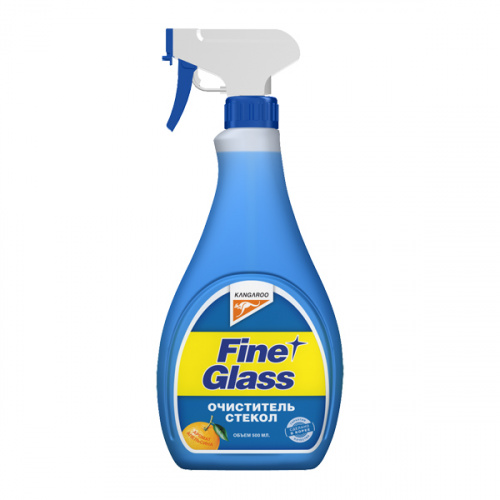 Очиститель стекол-Fine glass ароматизированный (500ml), апельсин (б/салф.)